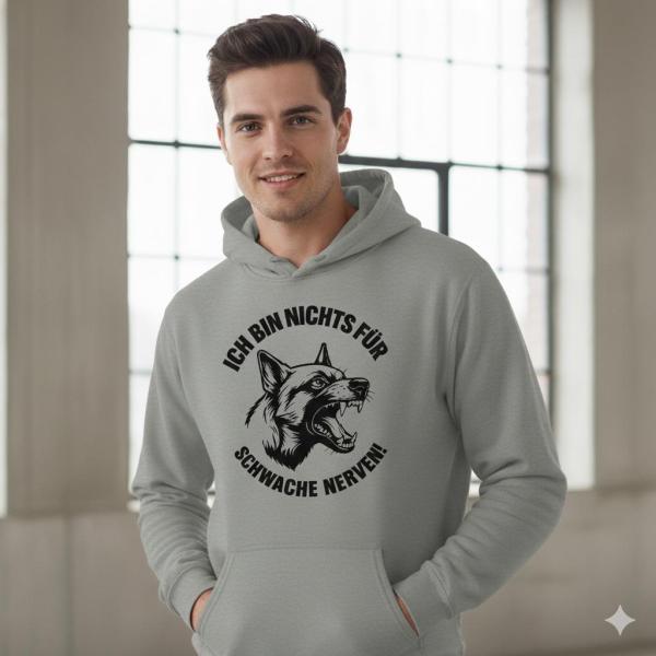 Unisex Hoodie mit Schäferhund Print 1